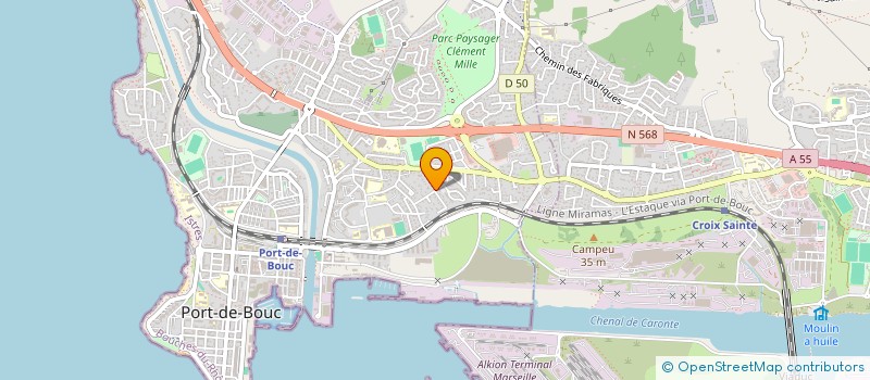 localisation de l'entreprise MADAME MARIE MOZZICONACCI  PORT-DE-BOUC