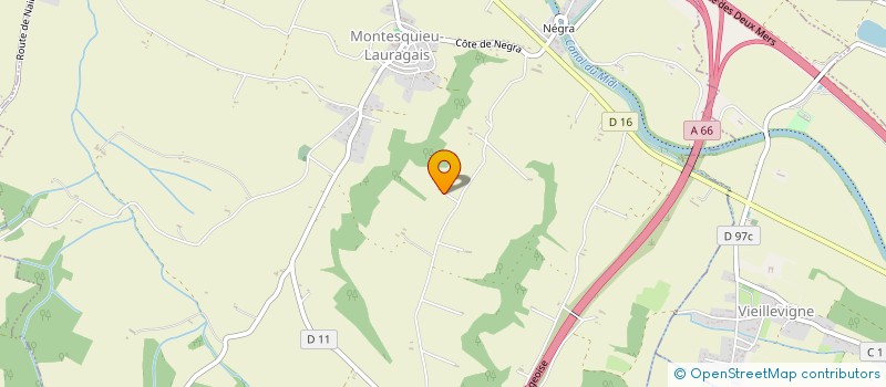 localisation de l'entreprise MADAME MARIE MULLER  MONTESQUIEU-LAURAGAIS