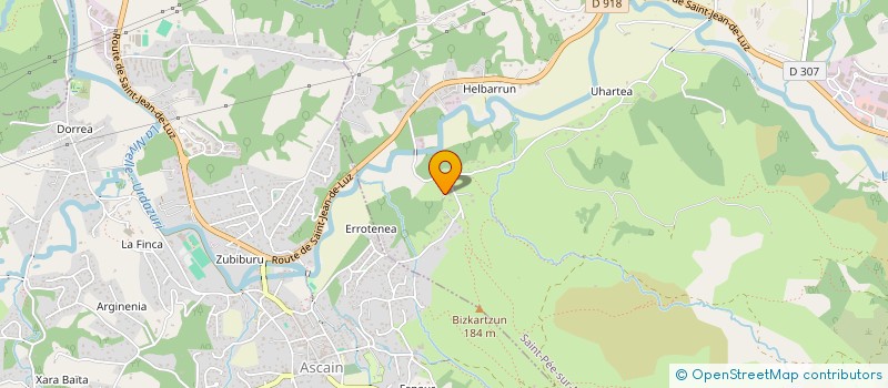 localisation de l'entreprise MADAME MARIE MULLIER  SAINT-PIERRE-D'IRUBE