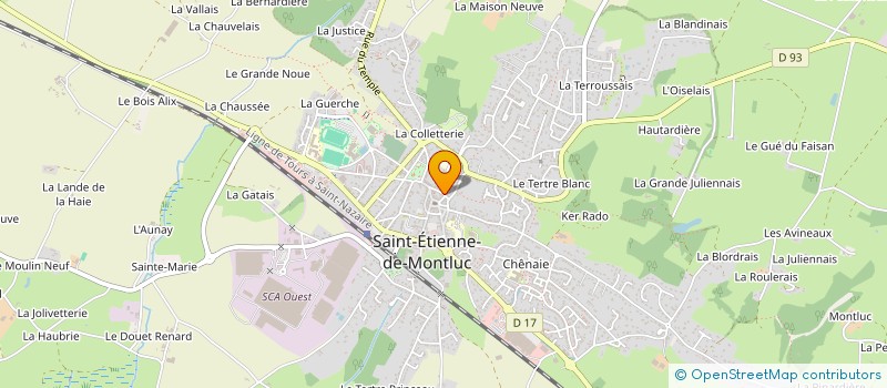 localisation de l'entreprise MADAME MARIE MUNDANE  SAINT-ETIENNE-DE-MONTLUC