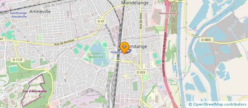 localisation de l'entreprise MADAME MARIE MUNSCH à HAGONDANGE