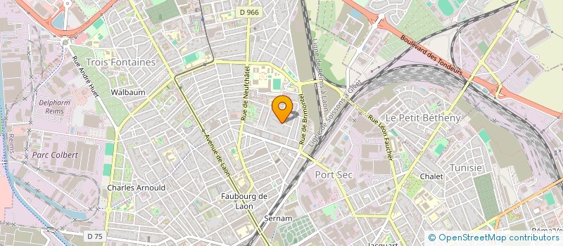 localisation de l'entreprise MADAME MARIE MURIEL BUNO  REIMS