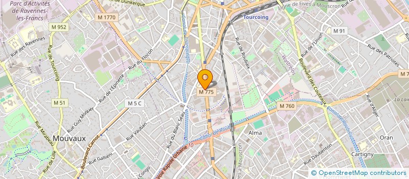 localisation de l'entreprise MADAME MARIE MURTEIRA  TOURCOING