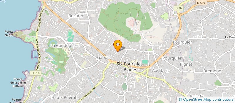 localisation de l'entreprise MADAME MARIE MUSSETTA à SIX-FOURS-LES-PLAGES