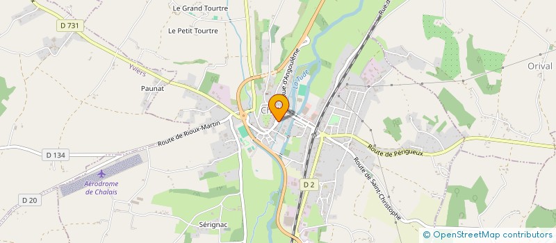 localisation de l'entreprise MADAME MARIE MYRIAM CABOY à CHALAIS