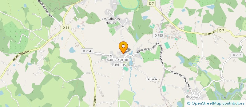 localisation de l'entreprise MADAME MARIE -MYRIAM JUILLE  SAINT-SORNIN-LAVOLPS