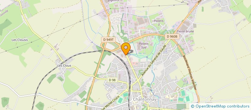 localisation de l'entreprise MADAME MARIE N'GOM  CHANTONNAY