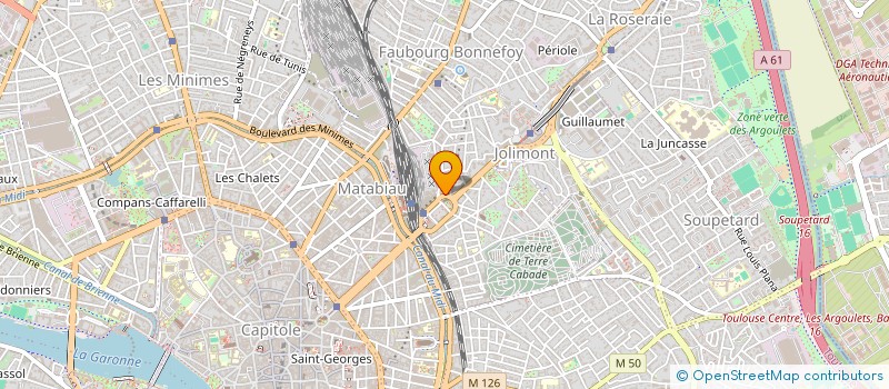localisation de l'entreprise MADAME MARIE NABONNE à TOULOUSE