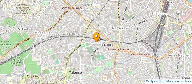 localisation de l'entreprise MADAME MARIE NABOULET  TALENCE