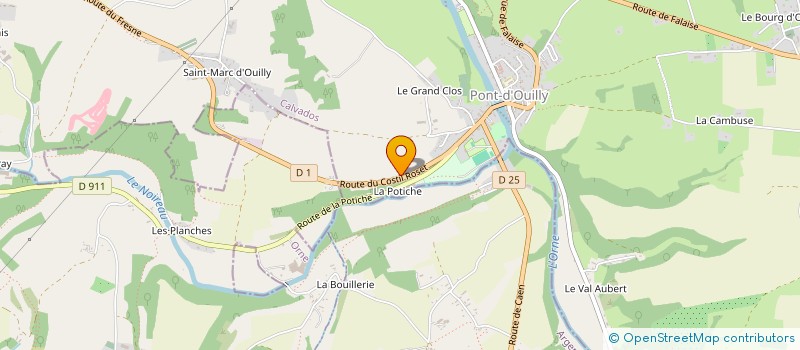 localisation de l'entreprise MADAME MARIE NADAL  PONT-D'OUILLY