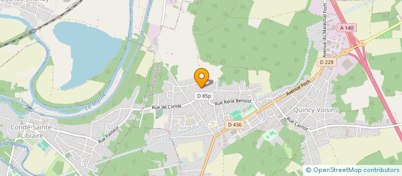 localisation de l'entreprise MADAME MARIE-NADEGE HANGARD  QUINCY-VOISINS