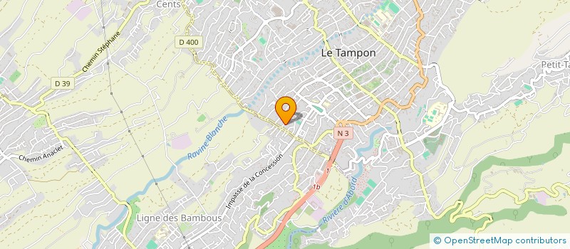 localisation de l'entreprise MADAME MARIE NADIA CAMALON à LE TAMPON
