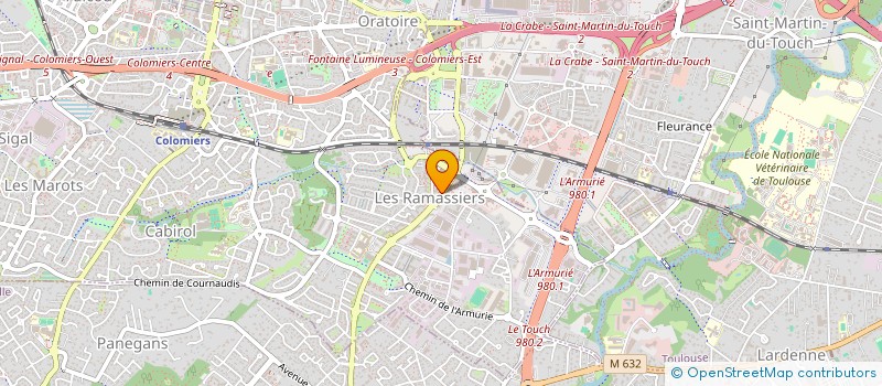 localisation de l'entreprise MADAME MARIE NADIAMA à COLOMIERS