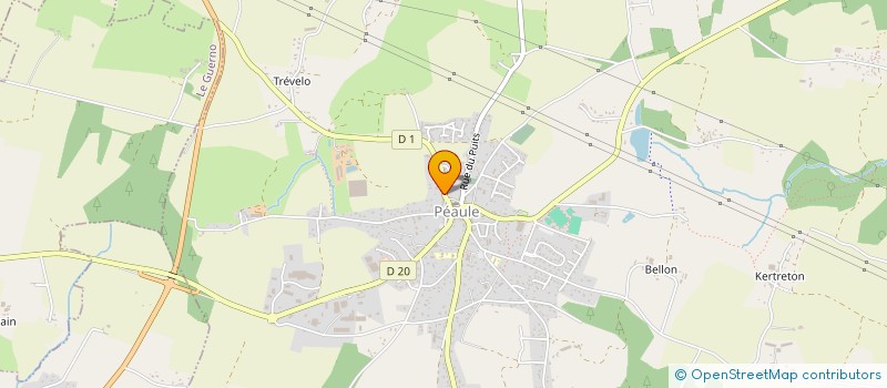 localisation de l'entreprise MADAME MARIE NAEL  PEAULE