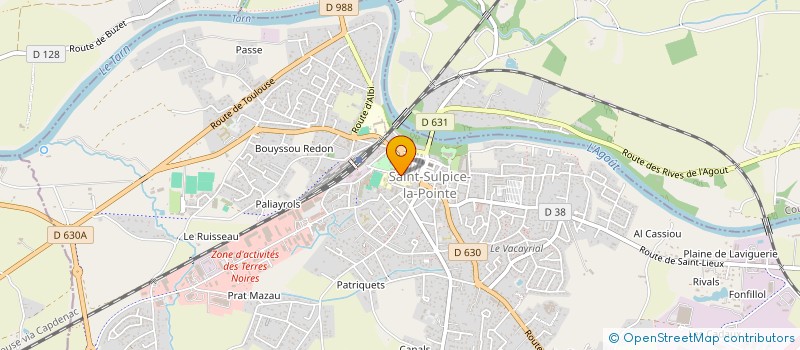 localisation de l'entreprise MADAME MARIE-NATHALIE IOP  SAINT-SULPICE-LA-POINTE