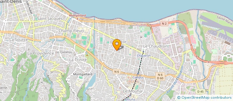 localisation de l'entreprise MADAME MARIE-NATHALIE MAILLOT  SAINT-DENIS