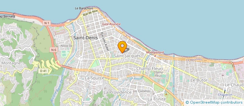 localisation de l'entreprise MADAME MARIE NATIVEL à SAINT-DENIS