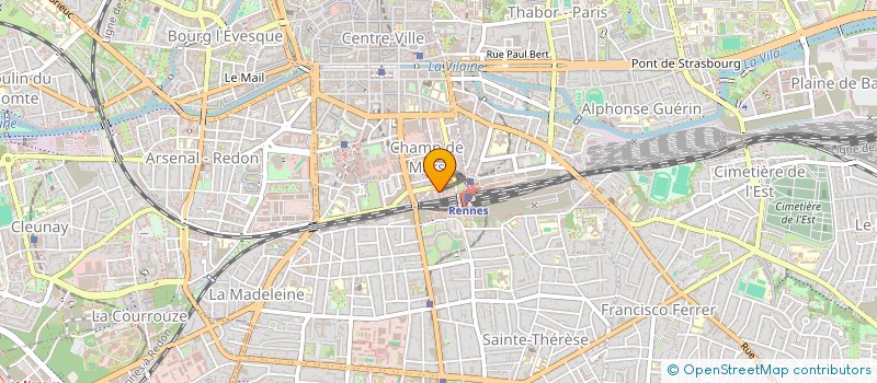 localisation de l'entreprise MADAME MARIE-NAYA SAAD  RENNES