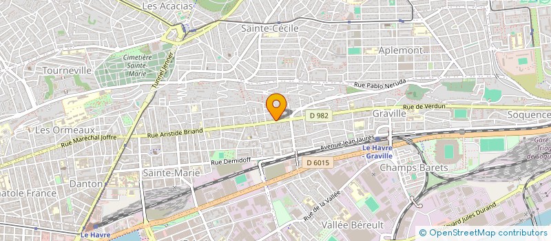 localisation de l'entreprise MADAME MARIE NDEDI EKOKA  LE HAVRE