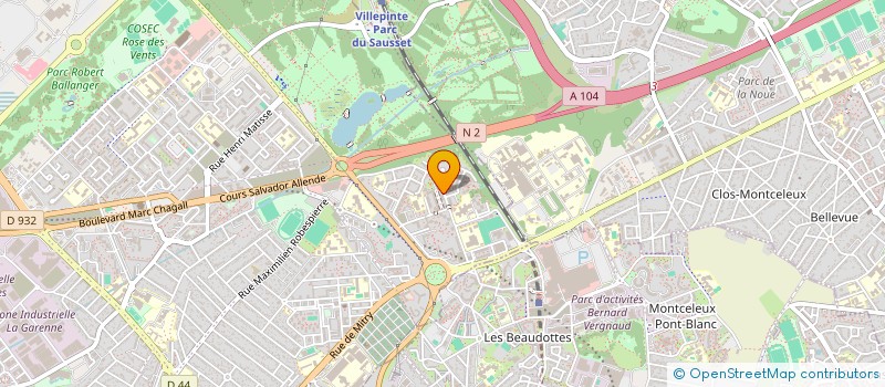 localisation de l'entreprise MADAME MARIE NDIAYE à AULNAY-SOUS-BOIS