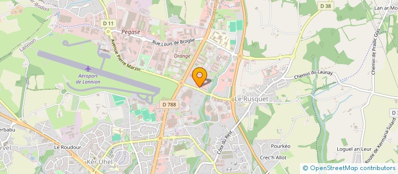 localisation de l'entreprise MADAME MARIE NEDELEC  LANNION