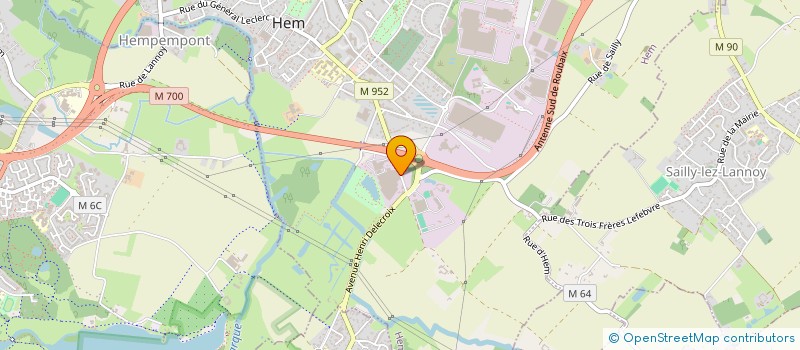 localisation de l'entreprise MADAME MARIE NEIGE DESURMONT  HEM