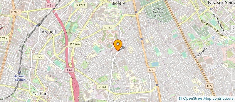 localisation de l'entreprise MADAME MARIE-NEIGE HOAREAU  VILLEJUIF