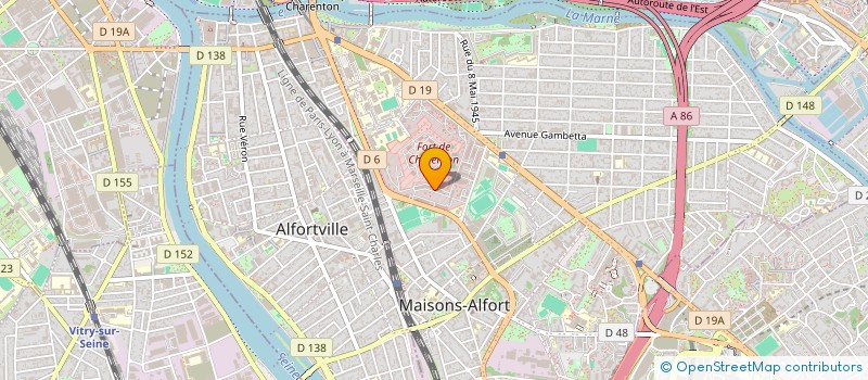 localisation de l'entreprise MADAME MARIE-NEIGE TURPIN  MAISONS-ALFORT