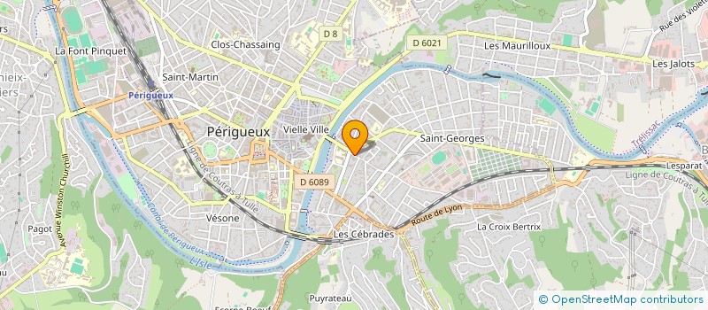 localisation de l'entreprise MADAME MARIE NELLY SUZAN  PERIGUEUX