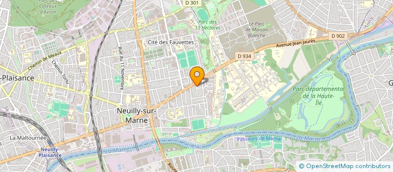 localisation de l'entreprise MADAME MARIE NEVE à NEUILLY-SUR-MARNE