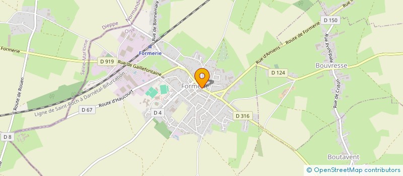 localisation de l'entreprise MADAME MARIE NEVEUX  FORMERIE