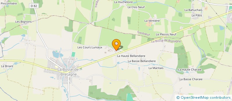 localisation de l'entreprise MADAME MARIE NEVOT à LA BOSSE-DE-BRETAGNE