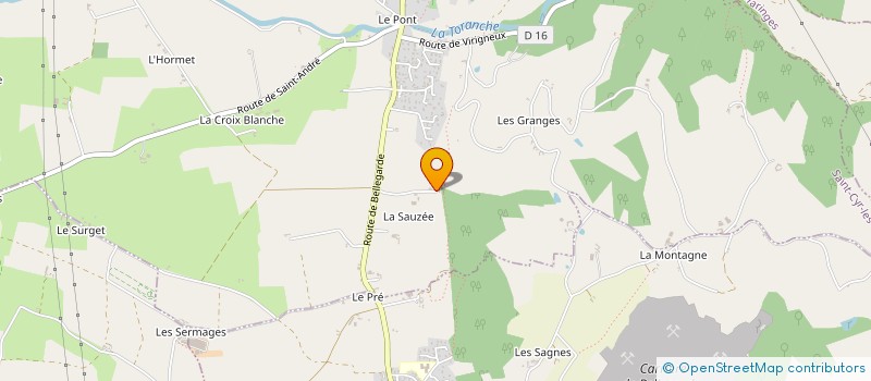 localisation de l'entreprise MADAME MARIE NEYRET  SAINT-CYR-LES-VIGNES