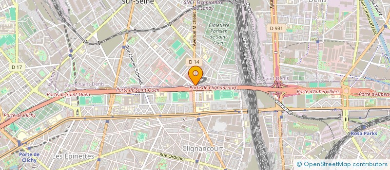 localisation de l'entreprise MADAME MARIE NGO LIMBO à SAINT-OUEN-SUR-SEINE
