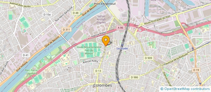 localisation de l'entreprise MADAME MARIE NGUYEN à COLOMBES