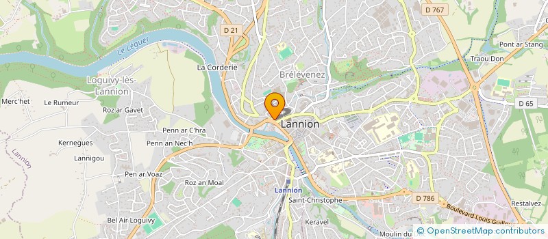 localisation de l'entreprise MADAME MARIE NICOL à LANNION