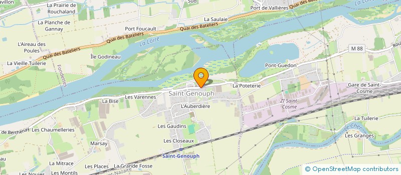 localisation de l'entreprise MADAME MARIE NICOLAS  SAINT-GENOUPH