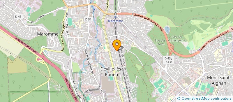 localisation de l'entreprise MADAME MARIE NICOLAS à DEVILLE-LES-ROUEN