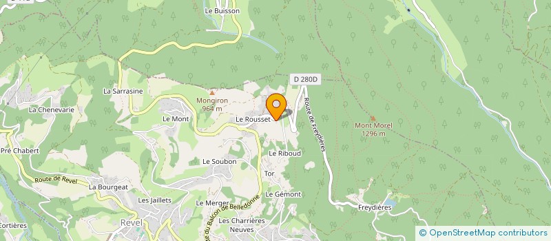 localisation de l'entreprise MADAME MARIE NICOLAS-GUIZON  REVEL