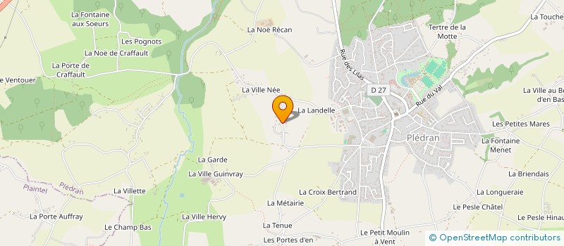 localisation de l'entreprise MADAME MARIE NICOLE  PLEDRAN