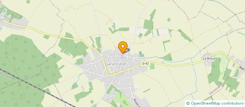 localisation de l'entreprise MADAME MARIE-NICOLE BURTER  GARANCIERES