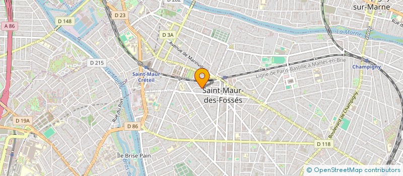 localisation de l'entreprise MADAME MARIE NICOT  SAINT-MAUR-DES-FOSSES