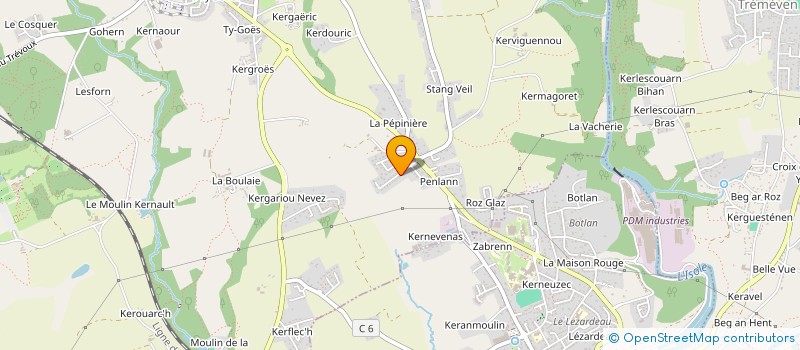 localisation de l'entreprise MADAME MARIE NIGEN  REDENE