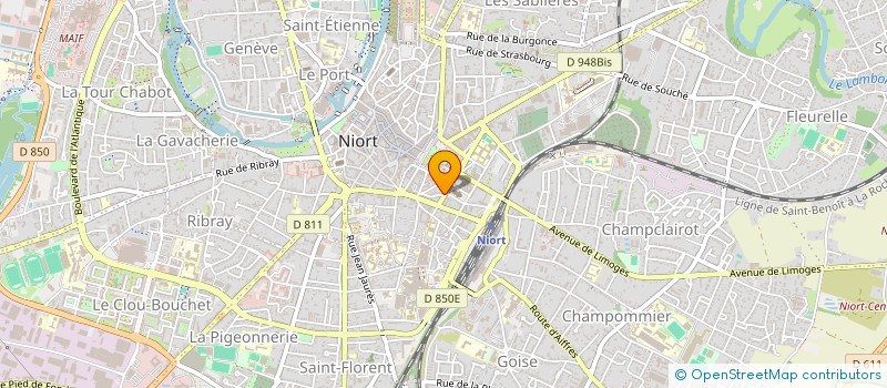 localisation de l'entreprise MADAME MARIE NIGUES  NIORT