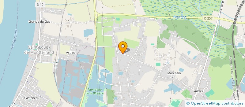 localisation de l'entreprise MADAME MARIE NIVEDITA LE BORGNE  AMBARES-ET-LAGRAVE