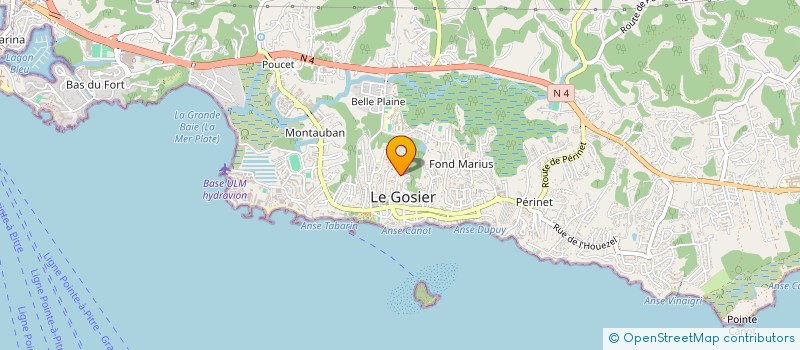 localisation de l'entreprise MADAME MARIE NOBLE  LE GOSIER