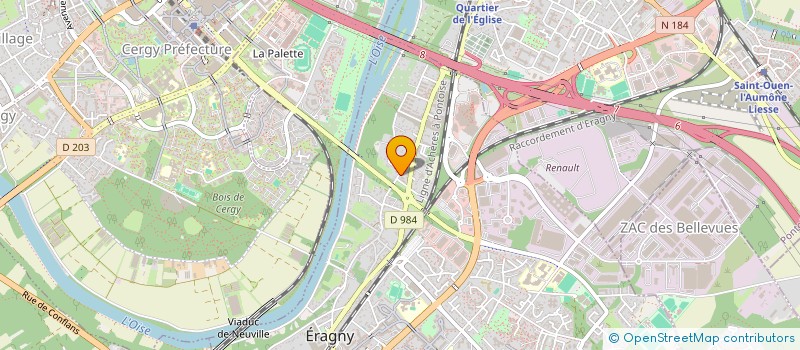 localisation de l'entreprise MADAME MARIE NOCELLI  ERAGNY