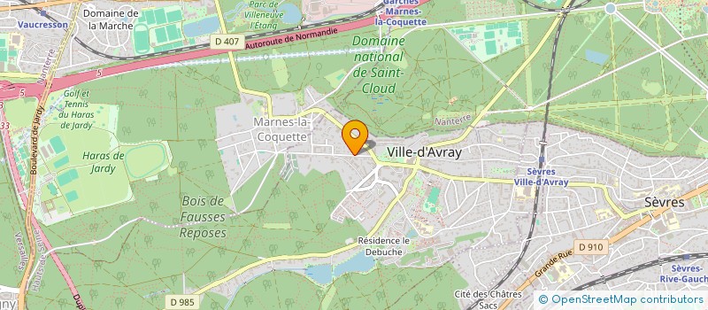 localisation de l'entreprise MADAME MARIE NOE  VILLE-D'AVRAY