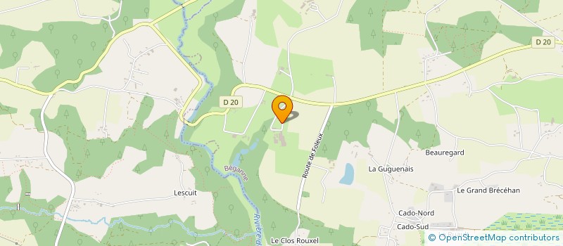 localisation de l'entreprise MADAME MARIE NOEL  BEGANNE