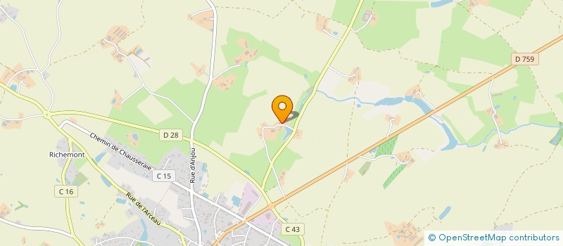 localisation de l'entreprise MADAME MARIE NOEL  NUEIL-LES-AUBIERS